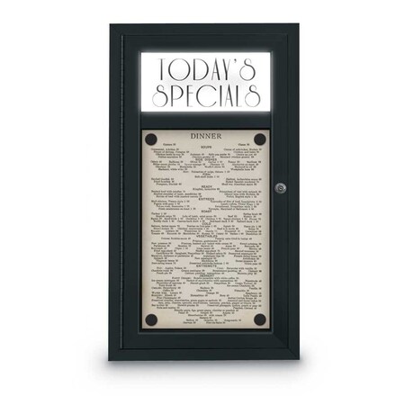 United Visual Products Sliding Door Indoor Enclosed Corkboard, 7 UV9003ACS-SATIN-CLOUD